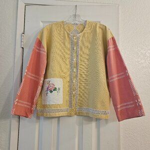 VEN Linen Embroidered Jacket